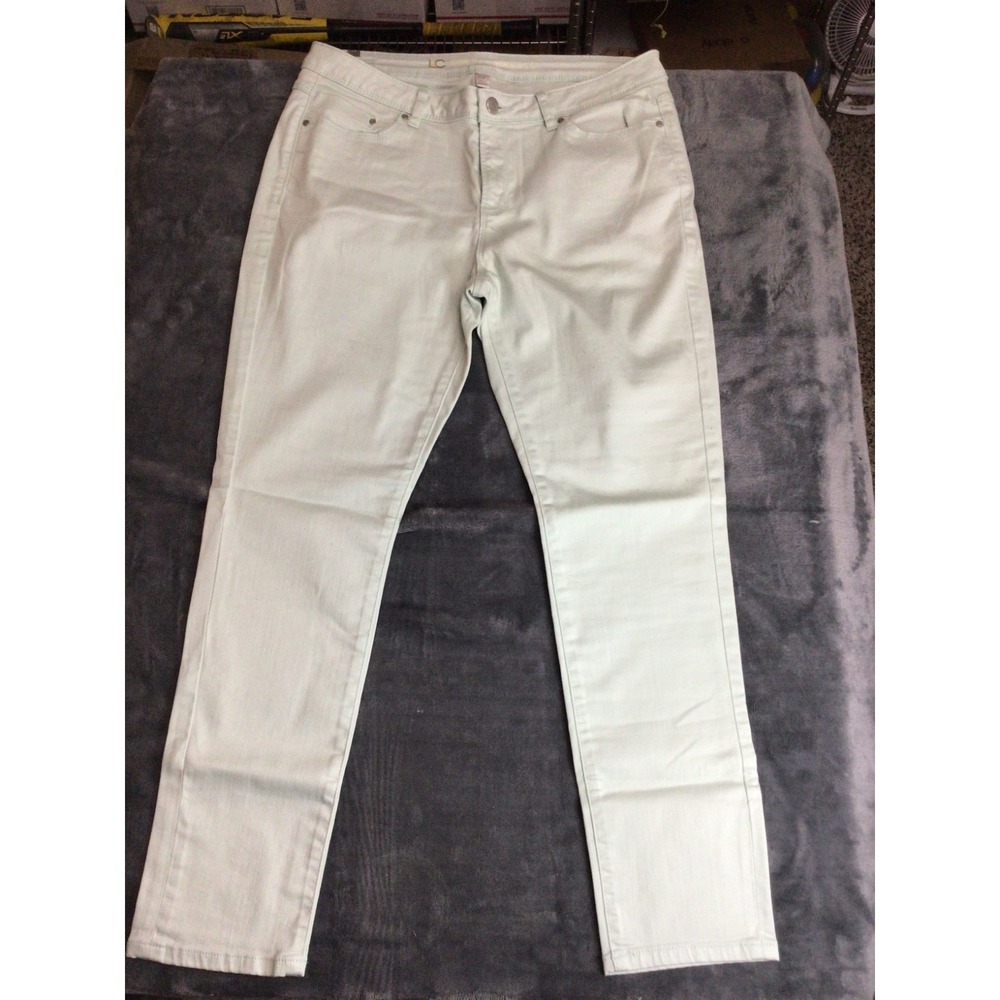 LC‎ Lauren Conrad Women's Mint Colored Skinny Jeans Size 14